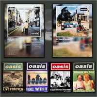 O-Oasis Rapper Album Poster Home Living Bed Room Bar Hallway Sticky Wall Printing Waterproof Aesthetic Decor