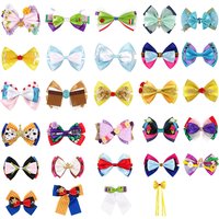 1pc Elegant Women's Bow Hair Clip Artificial Flower Rhinestone Inlay for Daily Party Birthdays Wearing Princess Hair Accessories