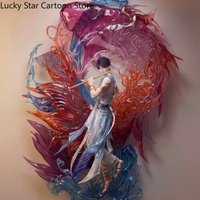 Love and Deepspace Rafayel Zayne Xavier Sylus Caleb Game Anime Cosplay Collect Refrigerator Stickers Birthday Gift Halloween