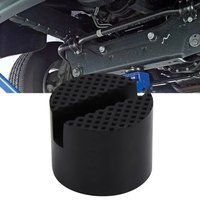 1PC Universal Jack Rubber Support Pad Durable Wear Resistant Car Slotted Frame Rail Floor Socket Adapter Lifting Rubber Pad