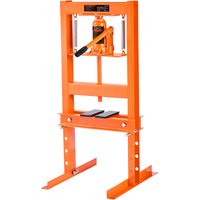 SucceBuy Hydraulische Ladenpresse 6T H-Frame Hydraulische Garagen-/Ladenbodenpresse Ladenpresse mit Pressplatten für Garage, Laden, Werkstatt