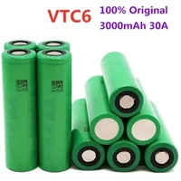 New Original US18650 VTC6 Lithium-Ion Rechargeable 18650 Battery, Suitable for VTC6 30A 3000mAh Sony Toys, Tools, Flashlights