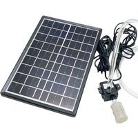 9V 6W Solar Powered Pumps for Outdoor Fish Tank Water Reservoir Water Pump Circulating Fish Pond Filtration Oxygen Submersible