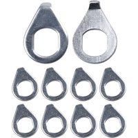 AliExpress NONE 10PC M8 M10 Washers Axle Nut For Electric Bike Motors Bicycle Hubs Steel Washers For Front Rear Axle Applications Cycling Access