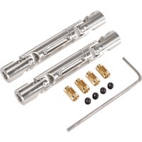 NEW MN98 MN99s second-generation Metal Drive Shaft Driveshaft with 3mm to 4mm Shaft Sleeve 1/12 RC Car Upgrade Parts Accessories