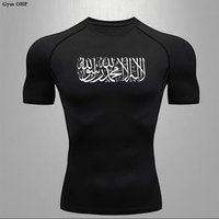 AliExpress NONE Men's Anime Printed T-shirt Short Sleeved Fitness Boxing Bodybuilding Cycling Yoga Sportswear Rashguard GYM MMA Training Tees