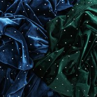 150x45cm/90cm Christmas Style Elastic Velvet Knitted Fabric For Evening Dresses, Stage Clothes Background Decoration Fabric