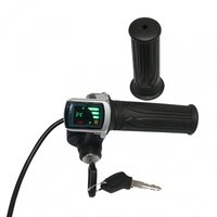 AliExpress DOACT 24V/36V/48V Electric Bike Twist Grip Throttle with LCD Battery Display Electric Bicycle Throttle Grip with Power Indicator