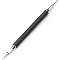 1PC Black Dual-ended Nail Dotting Pen Crystal Beads Handle Rhinestone Studs Picker Wax Pencil Manicure Nail Art Tool