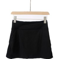 LULU FLORA Tennis skirt, golf skirt, slim-fitting, mid-waist, sports, anti-exposure, age-reducing, nude-feeling skirt hem