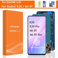 6.39" Super AMOLED K20 Pro LCD for XiaoMi Mi 9T Redmi K20 Screen Display Touch Digitizer with Frame for XiaoMi Mi 9T Pro Lcd