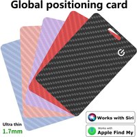 global tracker card gps locator card ultra thin 1.7mm wireless charging wallet tracker anti-loss card works with apple find my