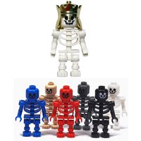 Halloween Pumpkin Final Destination Building Blocks Skeleton Skull King Mini Action Figure Toys