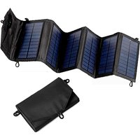 Foldable Solar Panel 5V USB Portable Folding Bag Battery Charger for Phone Outdoor Camping Waterproof Power Bank
