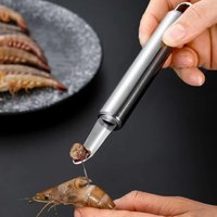 Multi-Purpose Cooking Tool: Shrimp Peeler, Vein Remover, Lobster Sheller and Jujube Corer