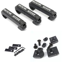 3PCS Arson Machine Cable Management MLOK Wire Guide System For M300 M600 PEQ DBAL Flashlight Switch Cable Clip