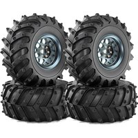 Metal 2.2 Beadlock Wheels and Crawler Monster Spike Tire(4pcs) for 1/10 RC Crawler Car TRX4 TRX6 SCX10 90046 SCX10 CC01 D90 D110