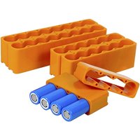 18650 Battery Pack Fixture For Spot Welder SingleRow Double Sided Spot Welding Plastic Fixed Fixture Battery Pack Soldering Tool