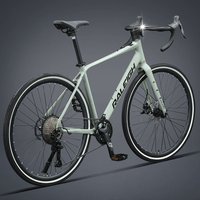 Gravel Road Bicycle Lightweight Racing Bicycle, 7/10 speed,Disc Brake Road Bike,Aluminum Alloy Gravel Bike for Adult Men Women