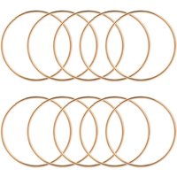 HOT SALE 10 Pack 3 Inch Gold Dream Catcher Metal Rings Hoops Macrame Ring for Dreamcatchers and Crafts