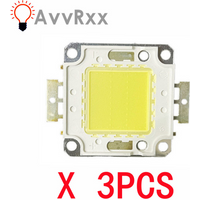 3pcs 10W 20W 30W 50W 100W LED Beads Light DC12V-36V Matrix COB Integrated LED Lamp Chip SMD For DIY Floodlight Spotlight Bulb