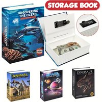New Book-Shaped Safe with Combination Lock – Hidden Money Box & Secret Storage Vault for Kids, Perfect Birthday & Christmas Gift