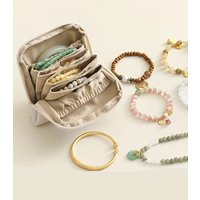 Christmas Gifts, Holiday Gifts, Travel Jewelry Bags, Pu Storage Bags, Velvet Zipper Pouches, Jewelry Organizer Boxes, Women's and Girls' Gift Zipper Jewelry Bags, Travel and Business Trip Jewelry