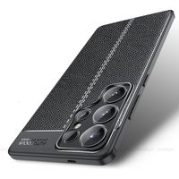 For Samsung S25 Ultra Case Cover Samsung Galaxy S25 Ultra Capas Bumper Back Shockproof Soft TPU Leather Fundas Samsung S25 Ultra