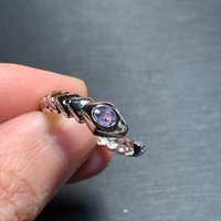 30 Natural Tanzanite Ring Adjustable Female Ring Jewelry for Women Gift Wholesale High Quality Vintage Fine