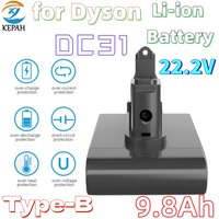DC31 Type-B Battery 22.2V 4800mAh Li-ion Vacuum Battery for Dyson DC35 DC45 DC31B DC34 DC44 Animal DC56 DC57 (Only Fit Type B)