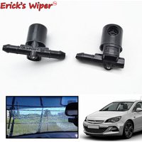 Erick's Wiper 2Pcs/lot Front Windshield Wiper Washer Jet Nozzle For Opel Vauxhall Astra J 2010 - 2015 OE# 13408115 13408116