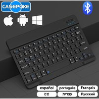 CASEPOKE For iPad Xiaomi Samsung Huawei Tablet Phone Bluetooth Keyboard and Mouse Mini Wireless Keyboard Android IOS Windows