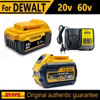 New For Dewalt 20V Battery 6.0AH 12.0AH Rechargeable Lithium Ion Battery, Dewalt DCB200 DCB206 Power Tool Replacement Battery