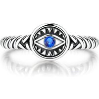 Original 925 Sterling Silver Spherical Eye-Knit Open Rings For Women Girls Jewelry Birthday Anniversary Gifts