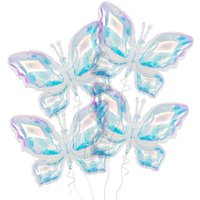 4pcs 25 inch butterfly aluminum film balloon butterfly theme party wedding birthday engagement party decoration balloon