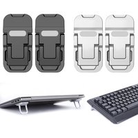 2PCS Portable Foldable Laptop Stand Adjustable Notebook Riser Bracket Universal Cooling Keyboard Holder for Notebook