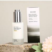 Korean Collagen Power Boosting Cream Serum, Volufiline Niacinamide Firmer Plumper Skin, Wrinkle Elasticity Lightweight Care 40ml