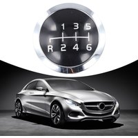 6Speed Car Gear Selector Lever Badge Cover Gear Shift Knob Emblem Cover For Mercedes Vito W639 Sprinter W906 13-18 A6392267023
