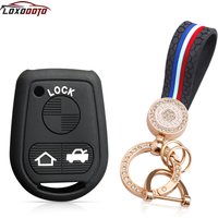 Silicone Remote Car Key Case Holder Key Caps Cover For BMW E39 E36 E46 E32 E34 E38 E31 Z3 Series 3 320 Keychain Shell
