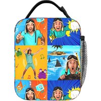 Danny Go Animated Programs Lunch Bag Cute Lunch Box Portable Zipper Thermal Lunch Bags For Men Waterproof Print Cooler Bag