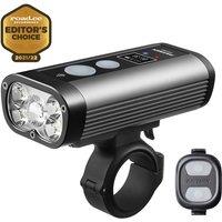 RAVEMEN PR2400 Bike Light Headlight OLED Runtime Display Bicycle Front Lamp Headlight Rechargeable 8000mAH Wireless Anti-glare