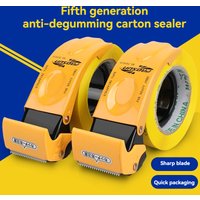 1PC Thickened Sealing Tape Cutter Wide Tape Dispenser Transparent Tape Cutter Stationery Tape Machine Plastic Tape Sealing Machi