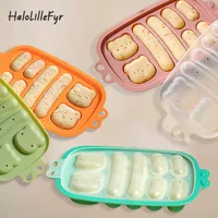 Food Grade Silicone Sausage Maker Mould DIY Ham Hot Dog Making Molds With Lid Kitchen Household Sausages Cake Baking Tools Tray
