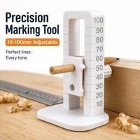 Woodworking Height Marking Gauge 10-100mm Adjustable Precision Scriber Parallel Line Marker DIY Measuring Tool