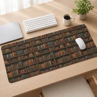 Mauspad Gaming Vintage Bibliotheksregale XL Neues HD-Mauspad XXL Mechanisches Tastaturpad Weiches Büro-Laptop-Desktop-Mauspad