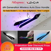 2025 Update 6th Gen Wireless Auto Presenting Door Handle for Tesla Model Y / 3 / 3 Highland / Y Juniper Colorful / One LED Light