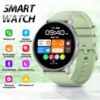 2026 LIGE New Smartwatch Bluetooth Call Heart Rate Blood Oxygen Monitoring IP68 Waterproof Women's Health Smart Watches Ladiese