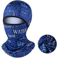 AliExpress NONE Summer Cool Balaclava Ice Silk Cycling Full Face Cap Sun Anti-UV Protection Sports Face Cover Headwear Bike Motorcycle Men's Hat