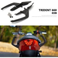 Rear Armrest Trident 660 Motorcycle Aluminum Pillion Passenger Handle Arm Rests Kit For TRIDENT 660 2021-2023
