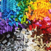 1KG Building Blocks Lot Pack City Classic Bricks Sorted By Color Bricks Block Plate Creative Toy Compatible with Lego